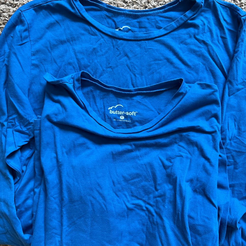 Butter-Soft Royal Blue Long Sleeve Underscrubs